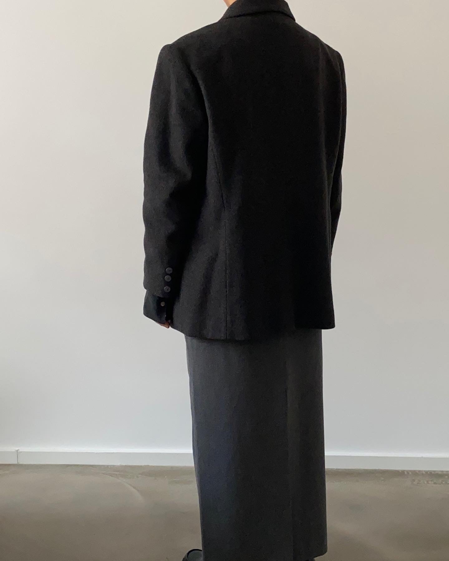 Oversized wool & cashmere blazer